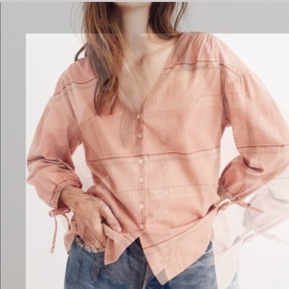 Madewell Morningview Shirt Size Medium - Picture 3 of 11